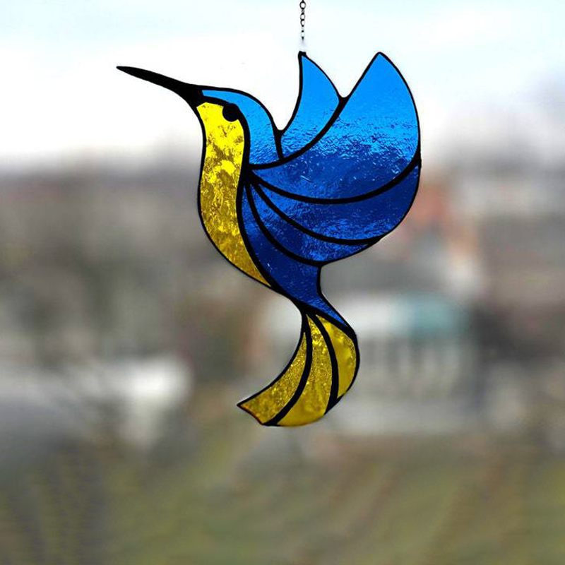 HummiGlow Attrape-Lumière Artistique – Reflets de Lumière Magiques avec Design de Colibri