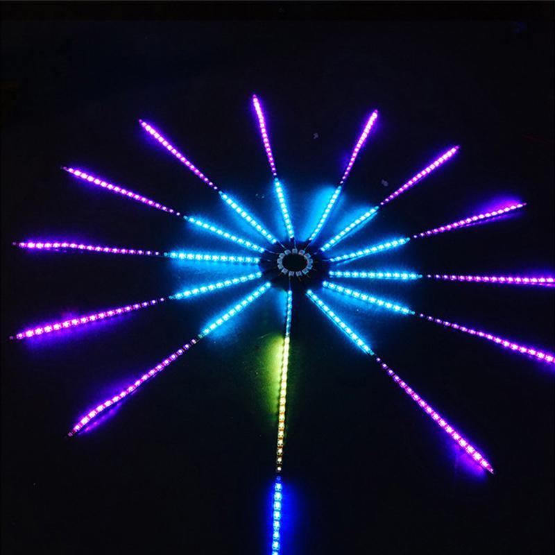 GlowArt Applique Murale Intelligente LED avec Télécommande et Options d'Éclairage DIY