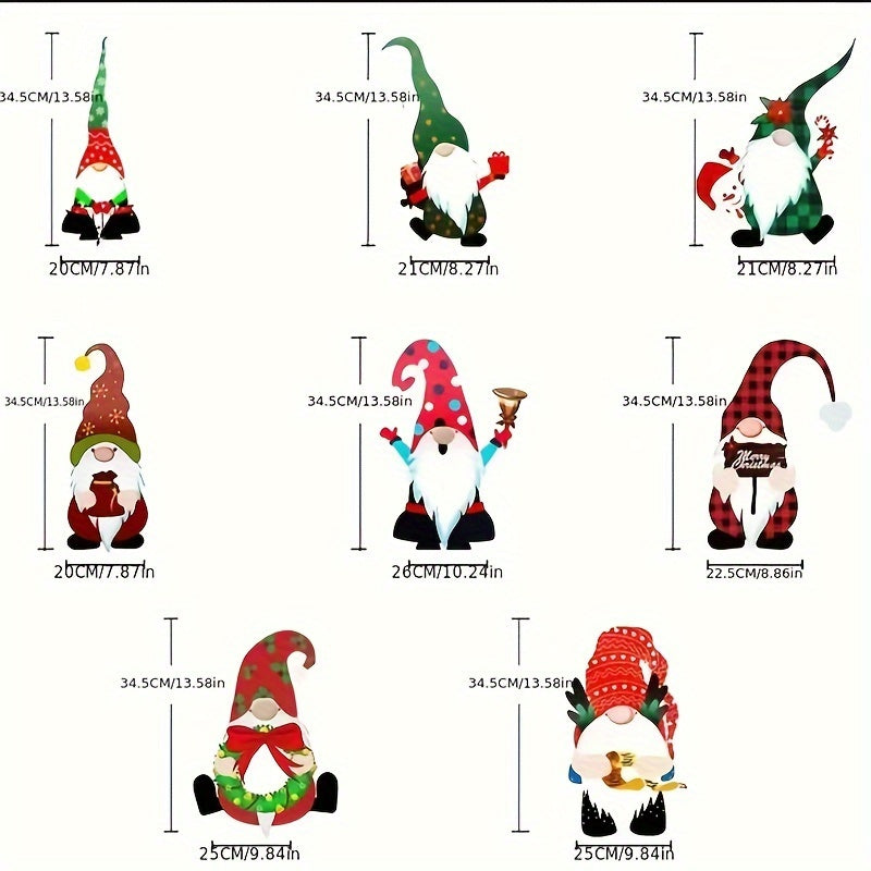 Jolly | 8 Ensembles de Decorations de Nain pour les Fêtes de Noël