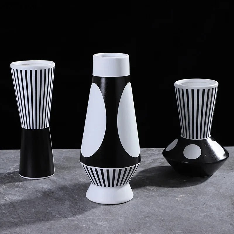 Vase géométrique moderne