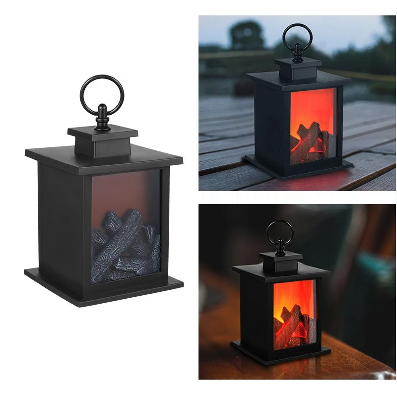Lampe lanterne réaliste sans flamme