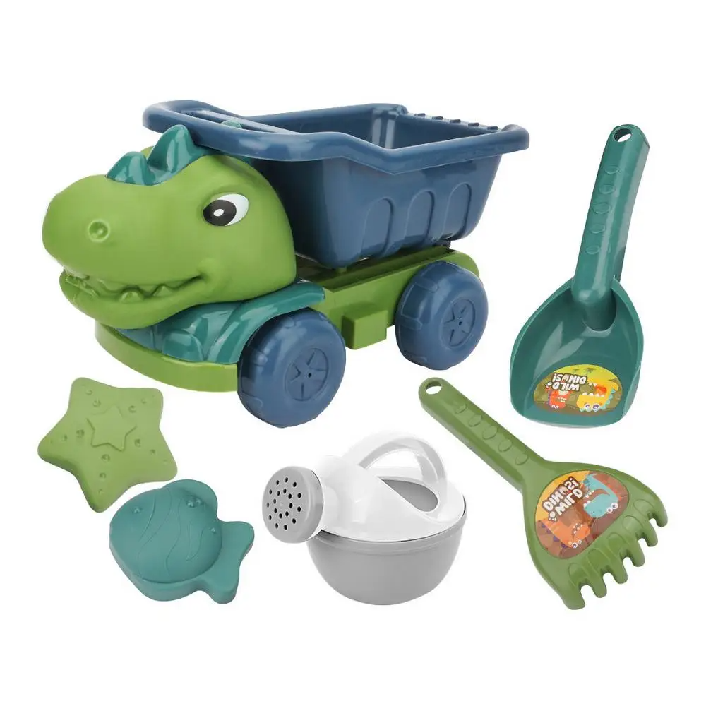 DinoDigs - Ensemble de jouets de dinosaur avec outils de sable pour enfants