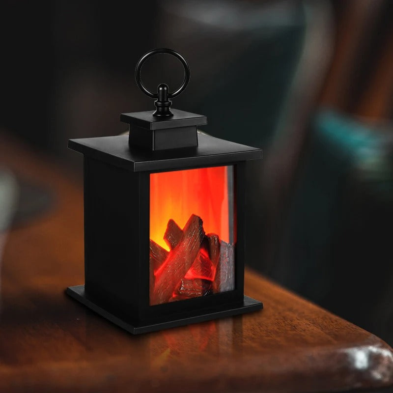 Lampe lanterne réaliste sans flamme