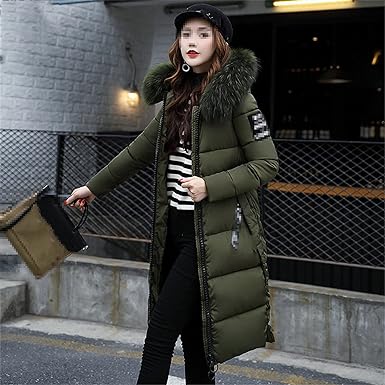 Helen - Manteau d'hiver avec col en fausse fourrure