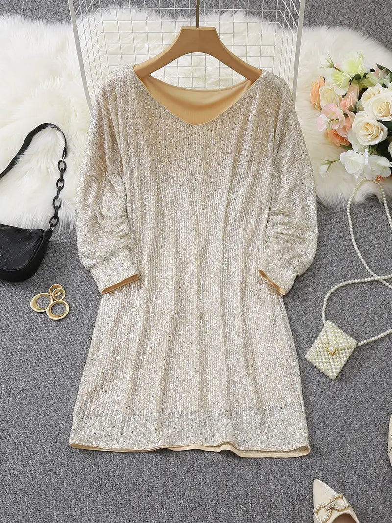 Robe scintillante Alana avec sequins
