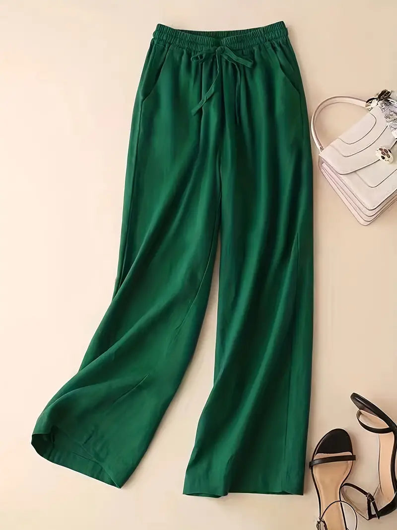 Pantalon Large Olivia avec Taille Ajustable