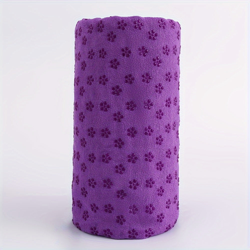 Tapis de yoga antidérapant - Pliable et lavable