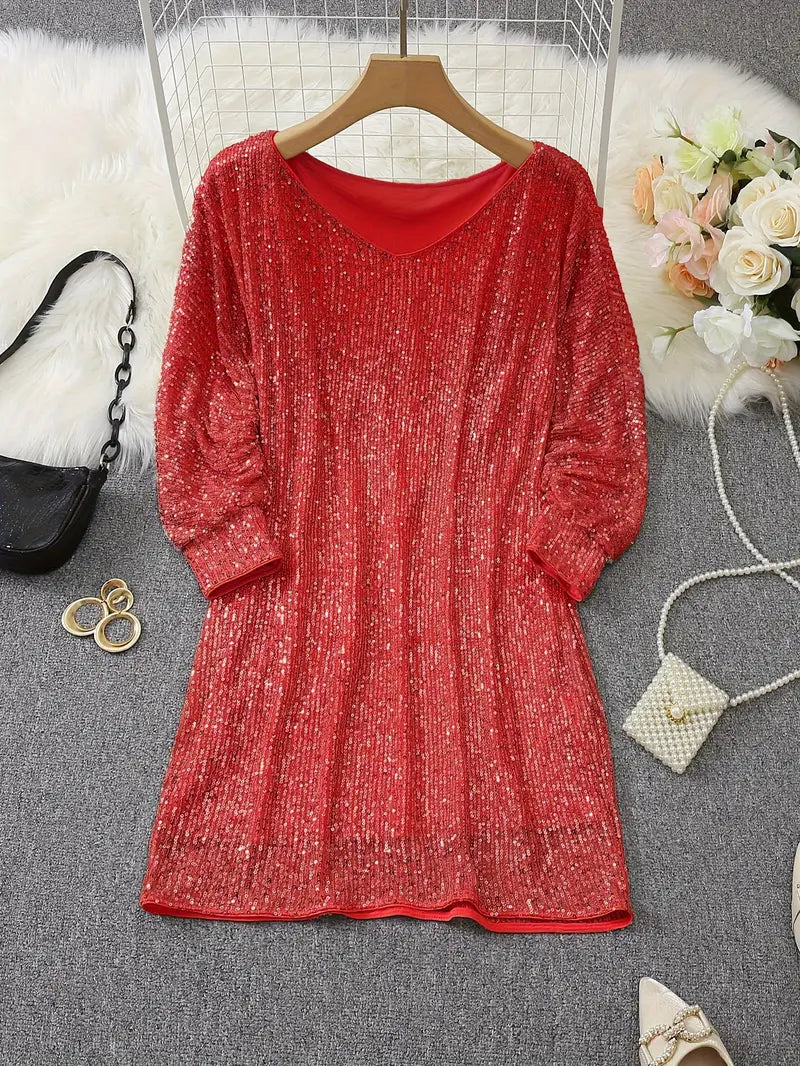 Robe scintillante Alana avec sequins