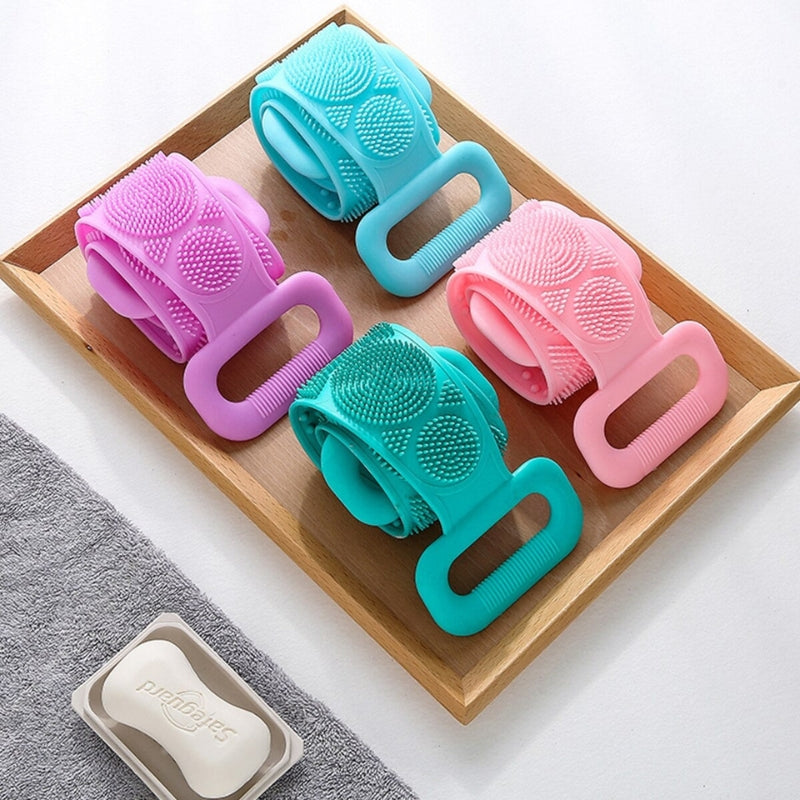 ScrubEase Gant de Bain Flexible avec Sangle pour Nettoyage en Profondeur et Douche Relaxante