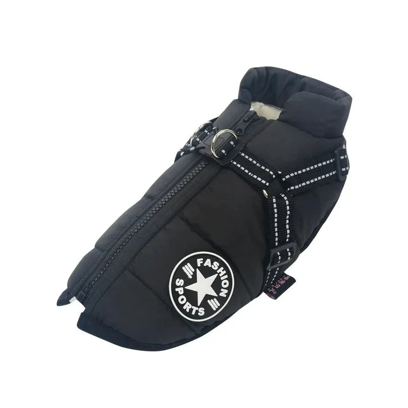 GoldPaw - Veste pour chien matelassée avec harnais intégré pour Golden Retrievers