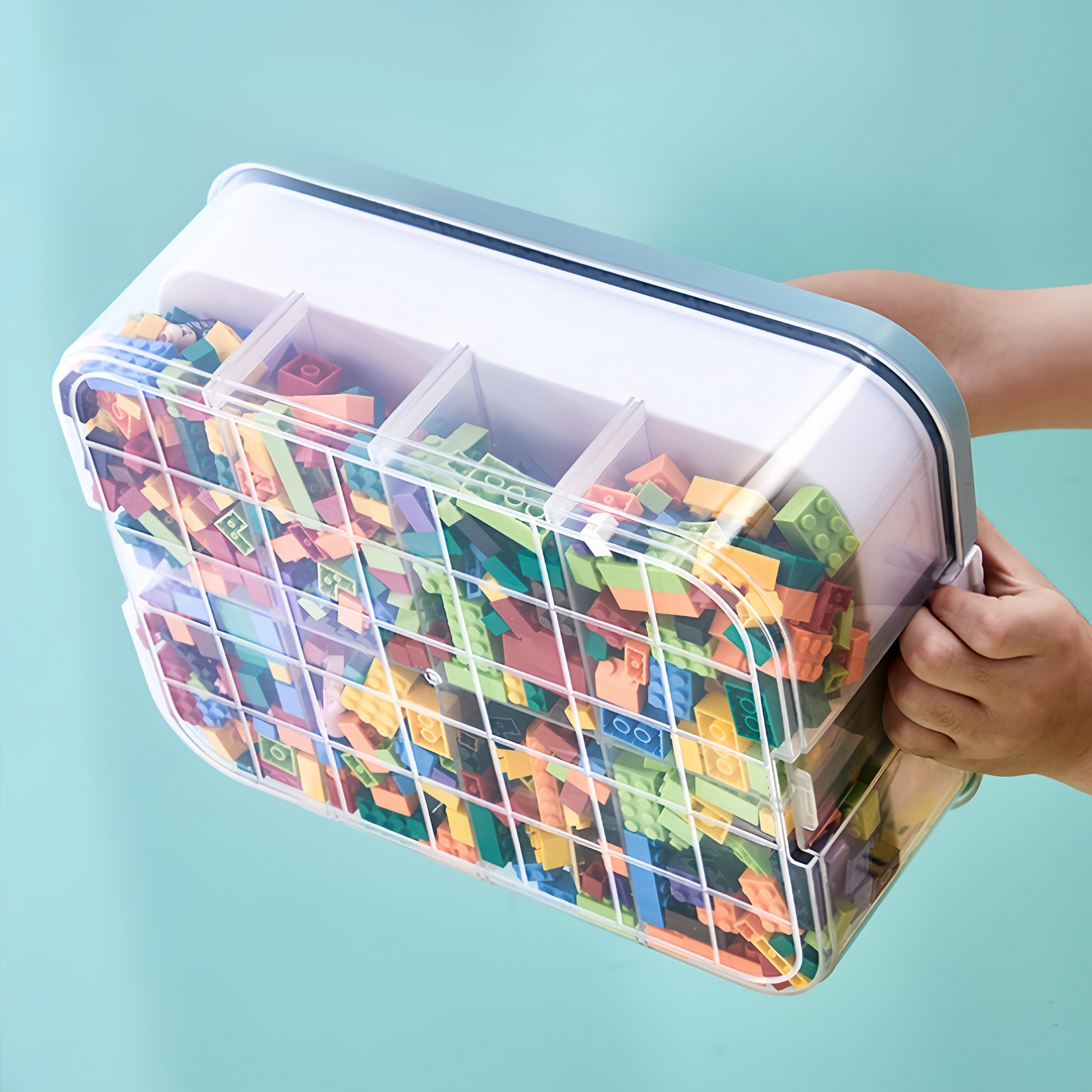 SpaceBlock – Conteneurs de rangement empilables pour blocs de construction