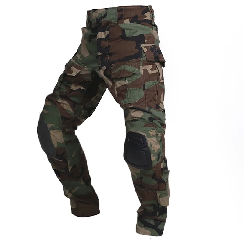 Pantalon cargo tactique avec protège-genoux pour l'extérieur et le travail