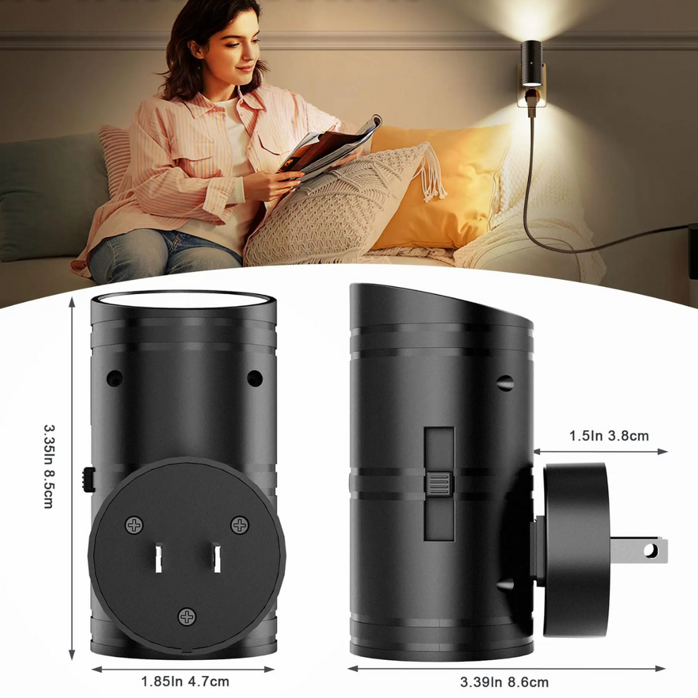 WallGlow - Appliques cylindriques modernes avec lumière ambiante chaude