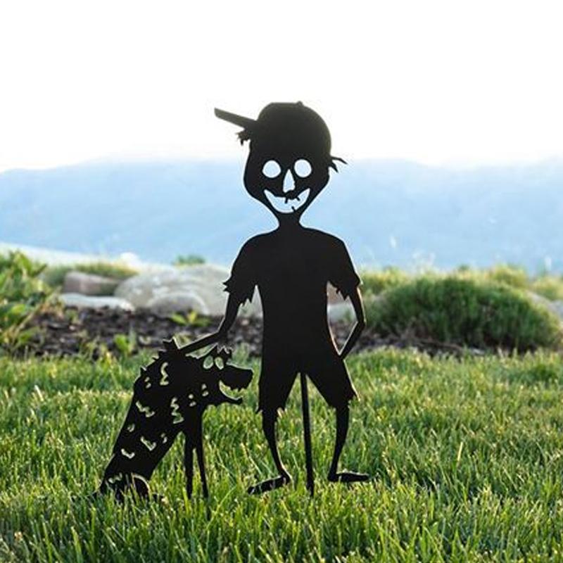 ScareSilhouette Décorations de Jardin Effrayantes