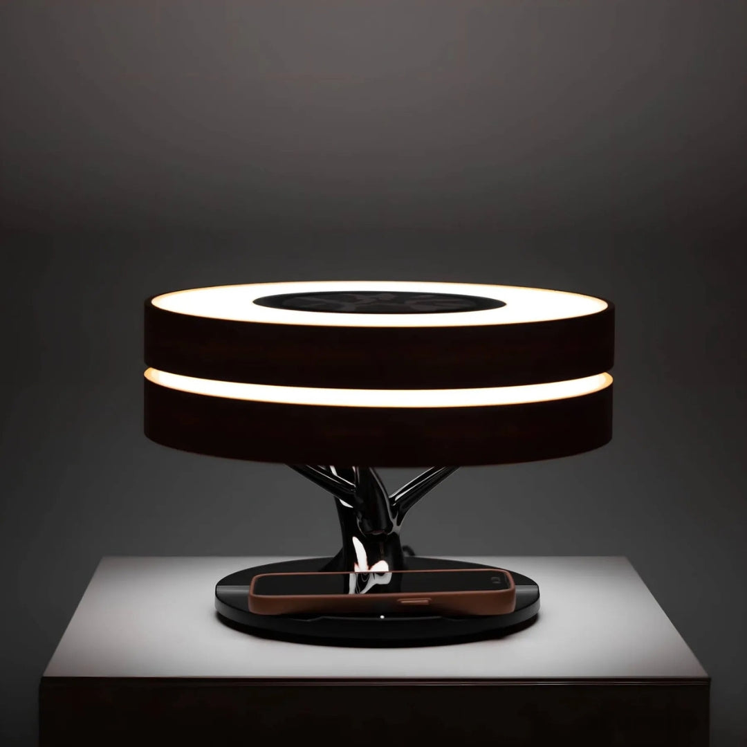 LumiNest Lampe de Bureau LED – Lumière Chaude et Design Naturel Minimaliste