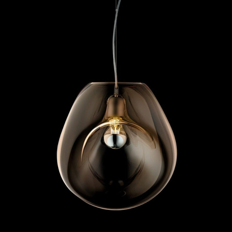 Dråbelux Élégante Lampe Pendante en Verre – Éclairage de Plafond Stylé avec Lumière Douce
