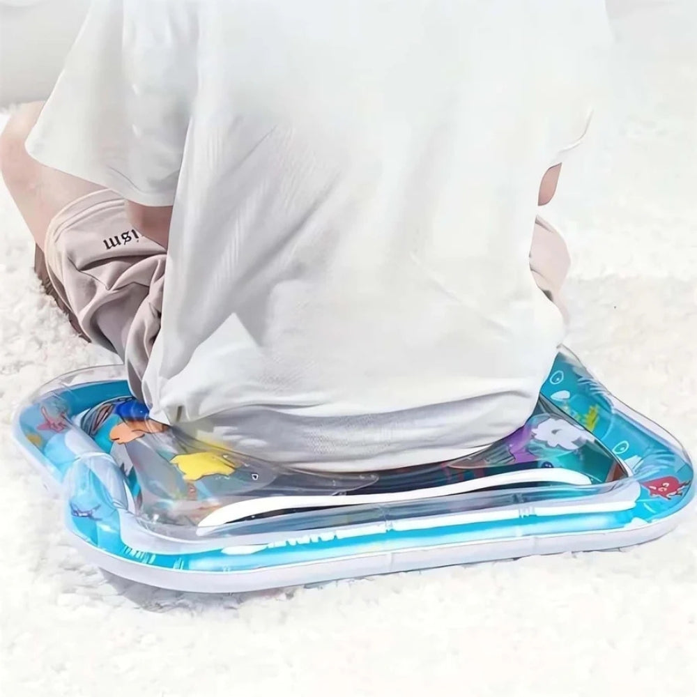 AquaPaw - Tapis de baignade gonflable pour animaux de compagnie avec jouet interactif résistant aux griffes