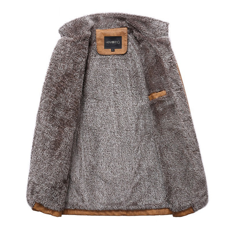Maxwell - Veste en polaire doublée avec boutons