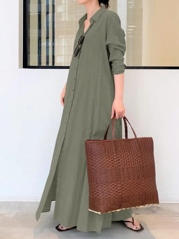 Robe Maxi Livia pour Femmes – Élégante Robe Longue avec Silhouette A-line