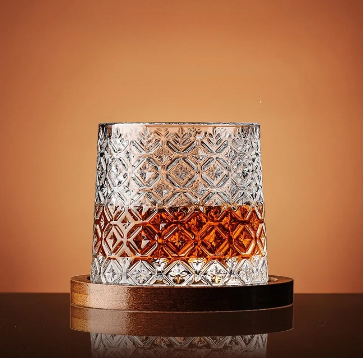 WhiskeySpin - Verre à whisky rotatif premium