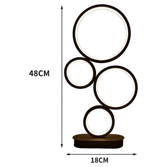 ModernGlow - Lampe LED circulaire avec luminosité réglable