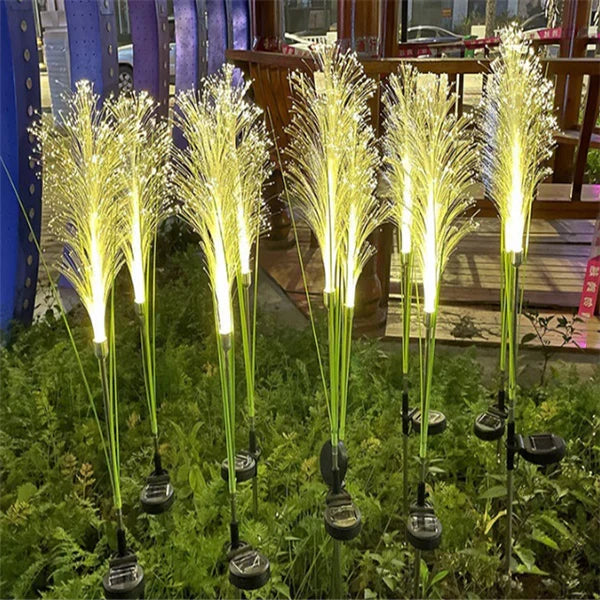 Lampadaire de jardin élégant à énergie solaire