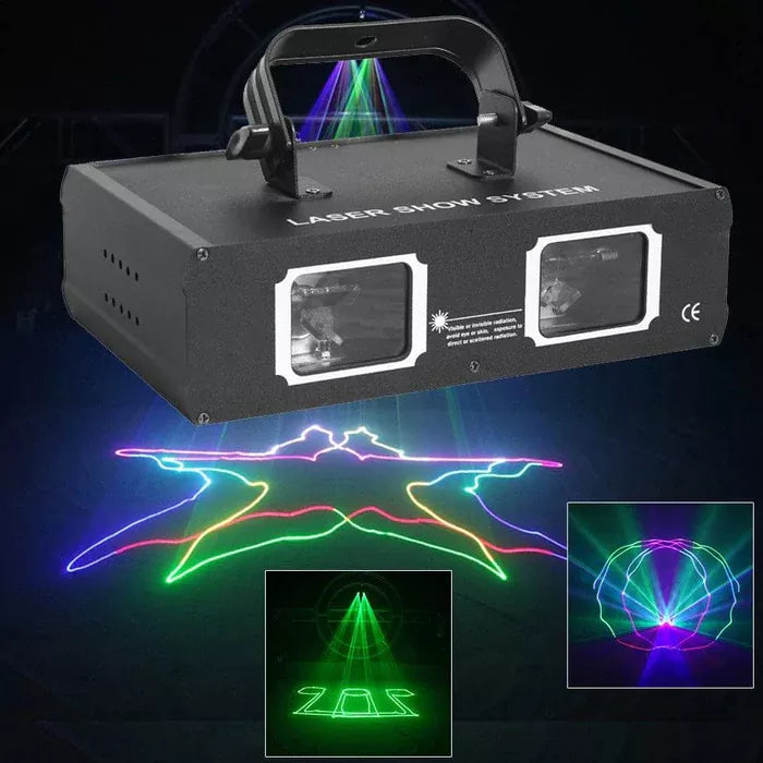 Lumière laser à balayage linéaire RGB à trou unique B1