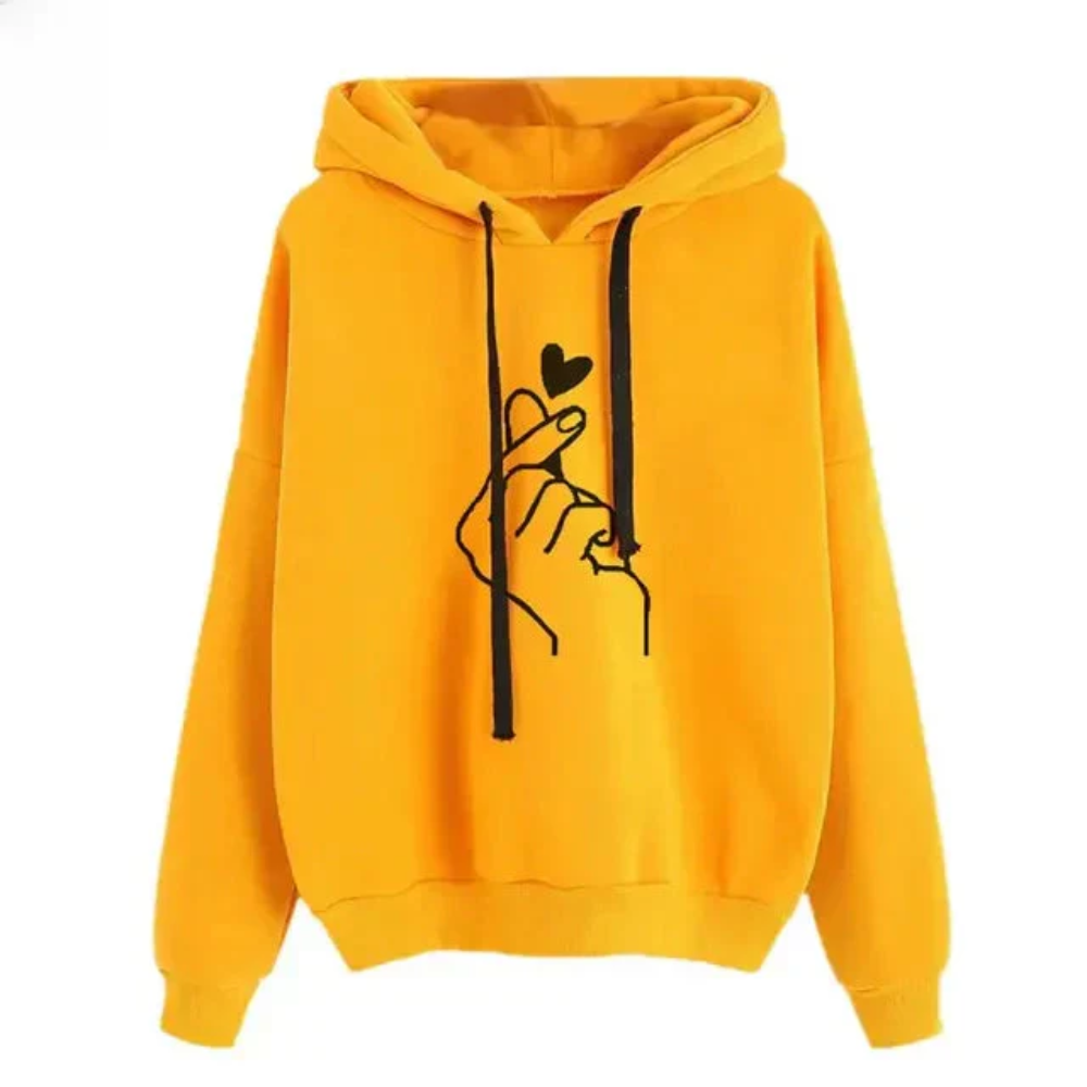 Sweat à capuche avec imprimé graphique – décontracté, tendance et coupe confortable