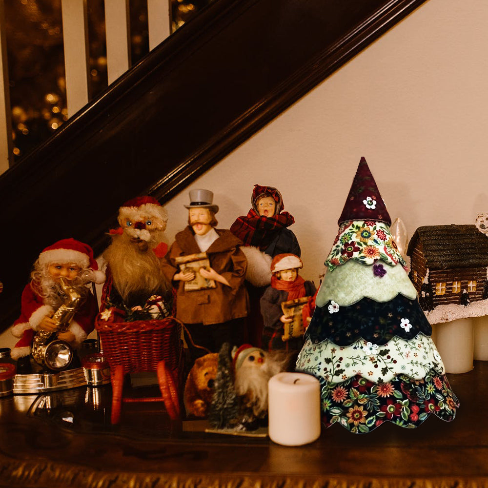 Ensemble de quilting d'arbre de Noël fait à la main