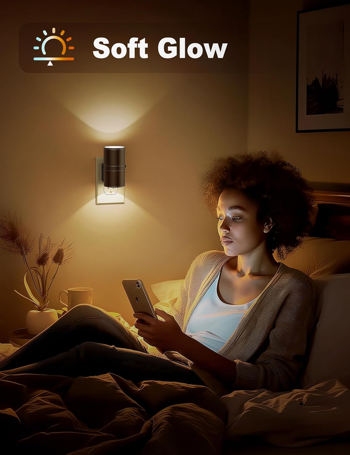 LumiGlow Lampe de Nuit LED Dimmable