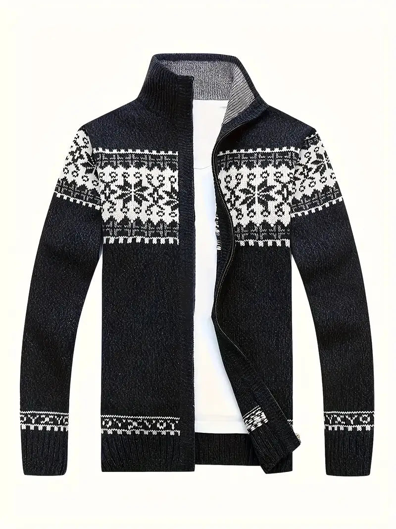 Ivan- Élégant cardigan à manches longues avec un design élégant