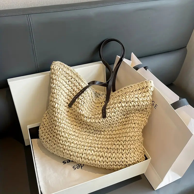 Sac fourre-tout tissé Trudi pour femmes