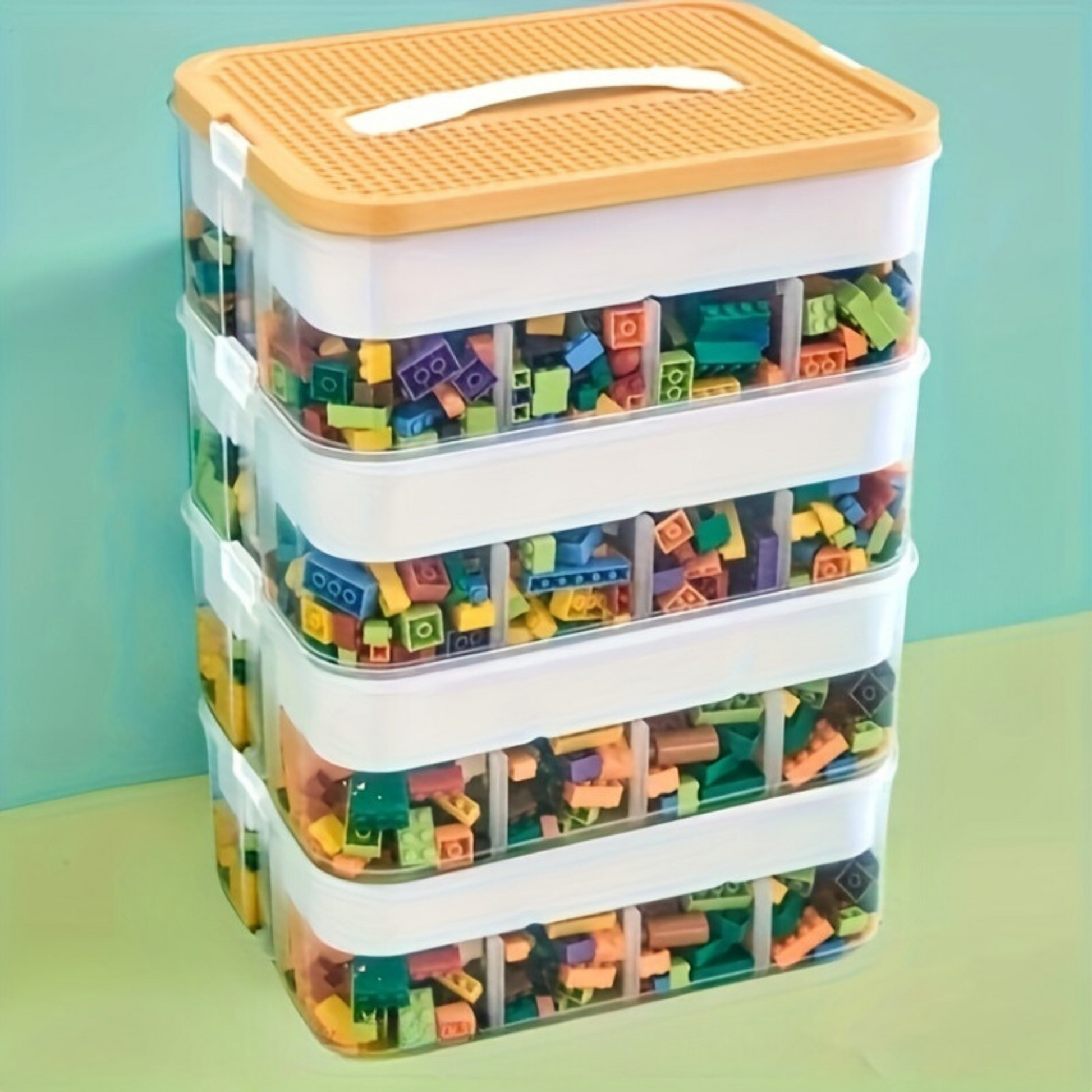 SpaceBlock – Conteneurs de rangement empilables pour blocs de construction
