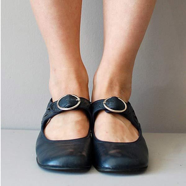 Carey - Chaussures chics avec boucle et petit talon