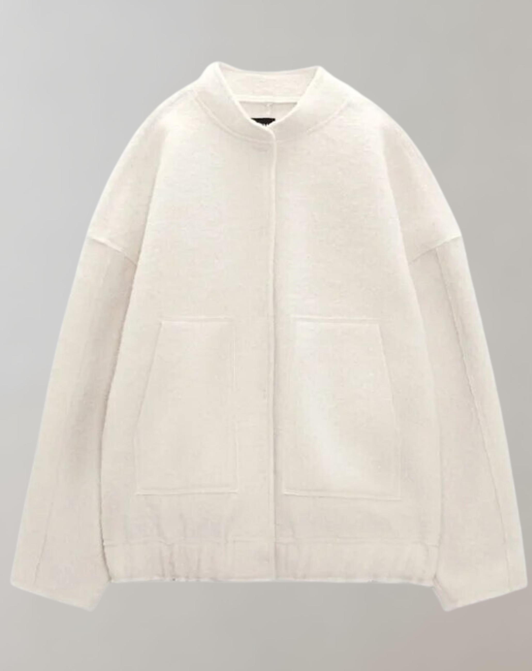 Sylvi - Veste bomber surdimensionnée avec boutons
