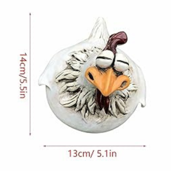 Décoration de poulet de jardin extérieur