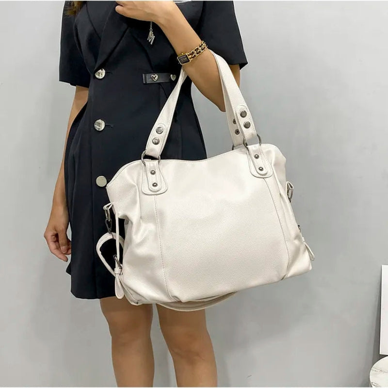 Ethel - Sac à main large sans effort avec clous