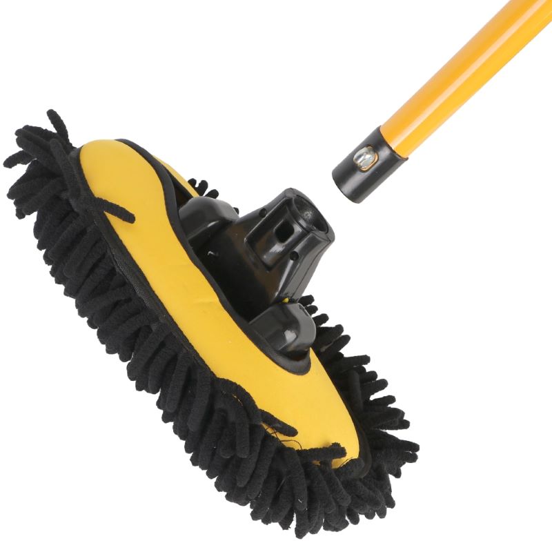 Mop de lavage de voiture robuste avec manche extensible
