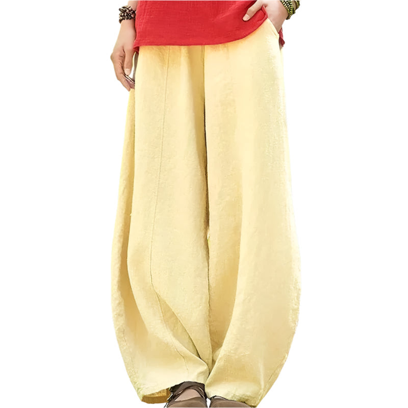 Lina - Pantalons larges décontractés avec poches