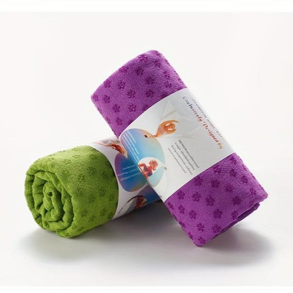 Tapis de yoga antidérapant - Pliable et lavable