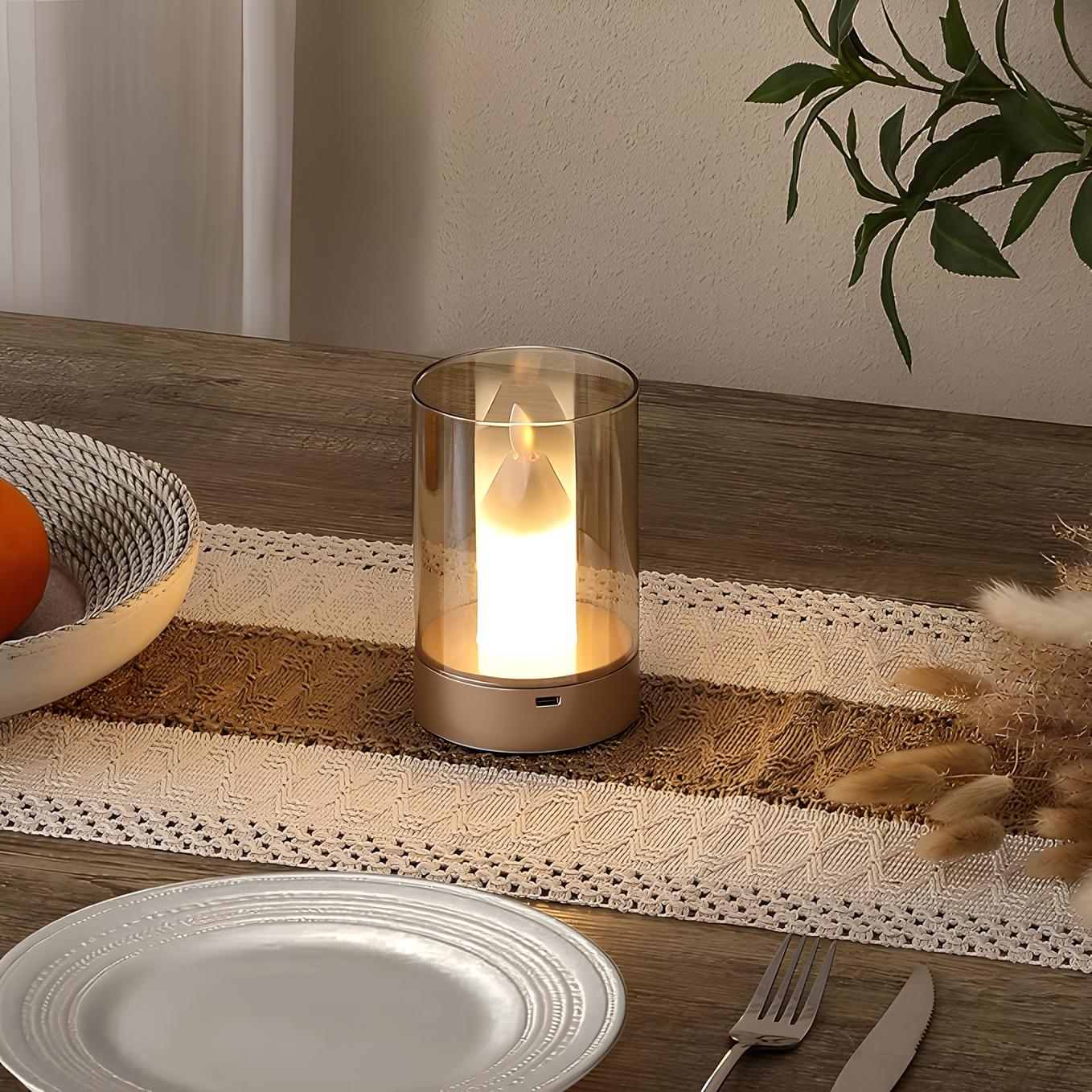 GlowFlicker - Lampe LED réaliste avec effet de flamme