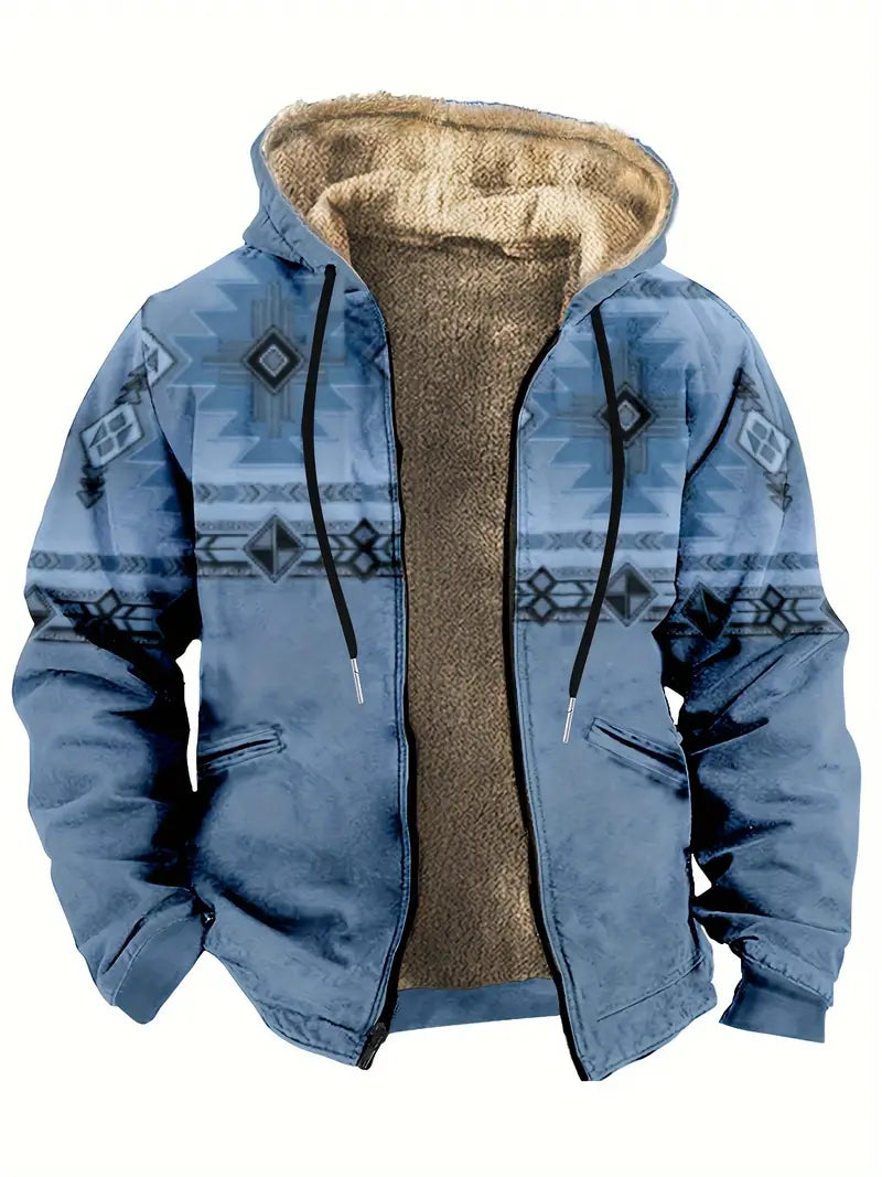Sweat à capuche zippé Ancell en polaire Forest