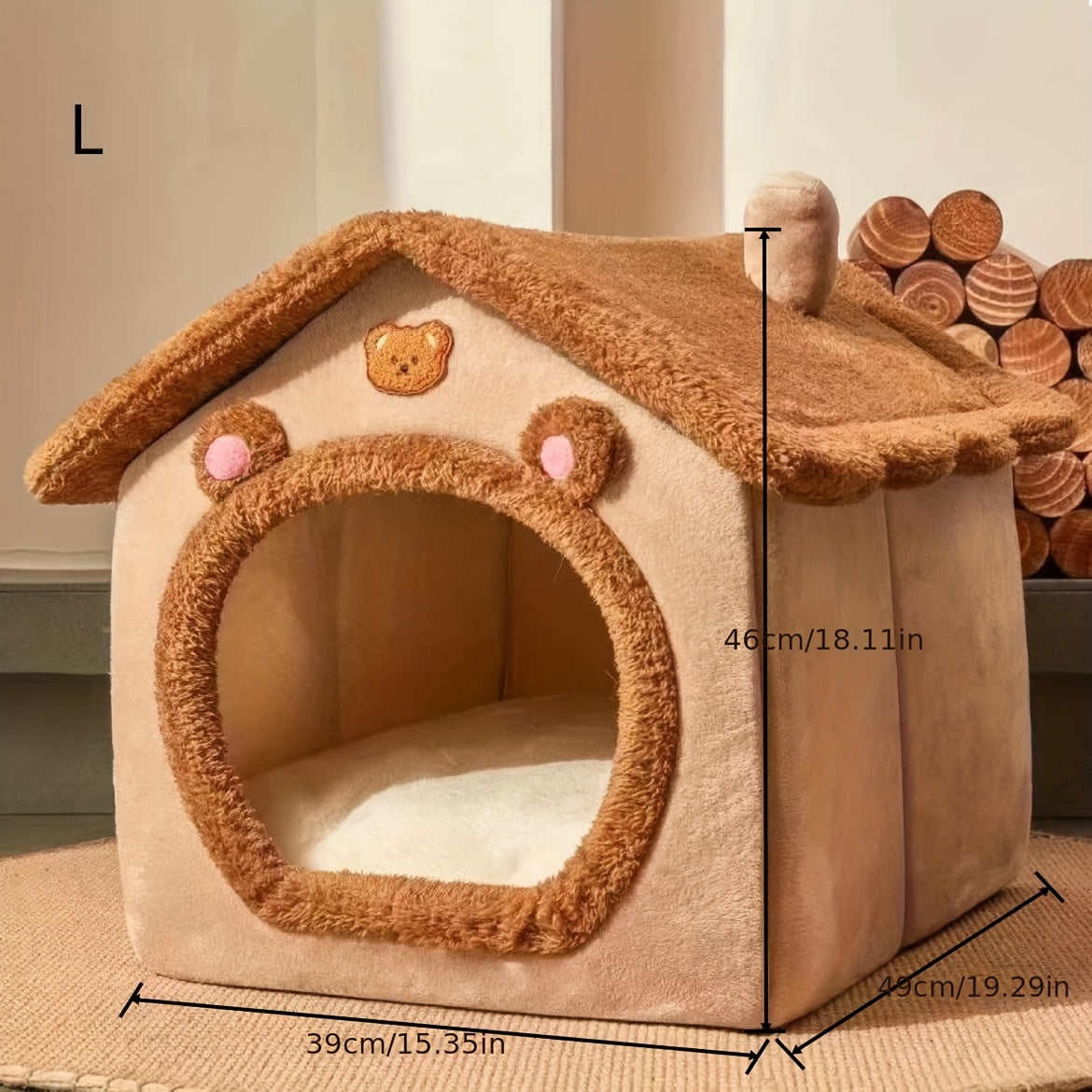 Maison en Peluche pour Chats & Lit Douillet pour un Confort Ultime