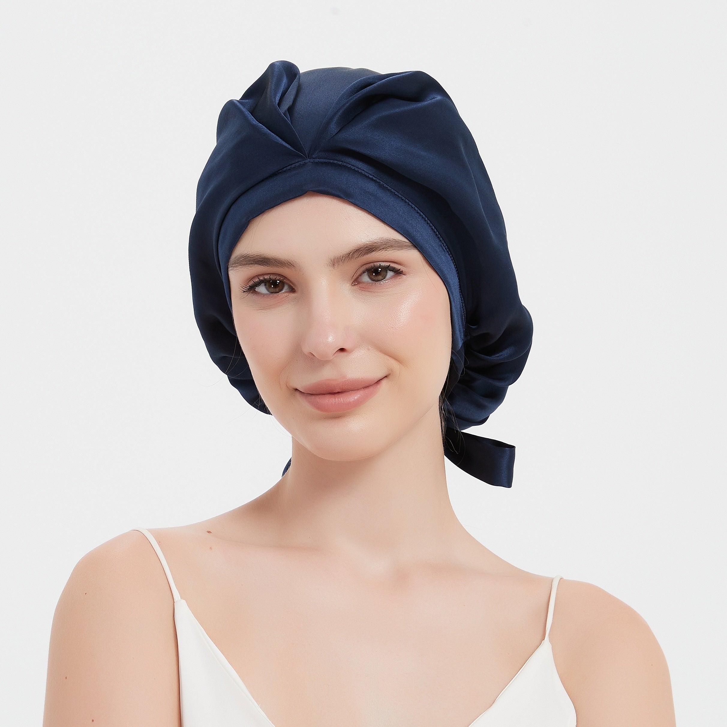Cate | Bonnet de sommeil léger plissé