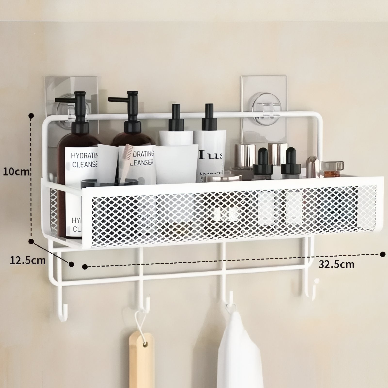 Étagère murale PladsSmart avec crochets