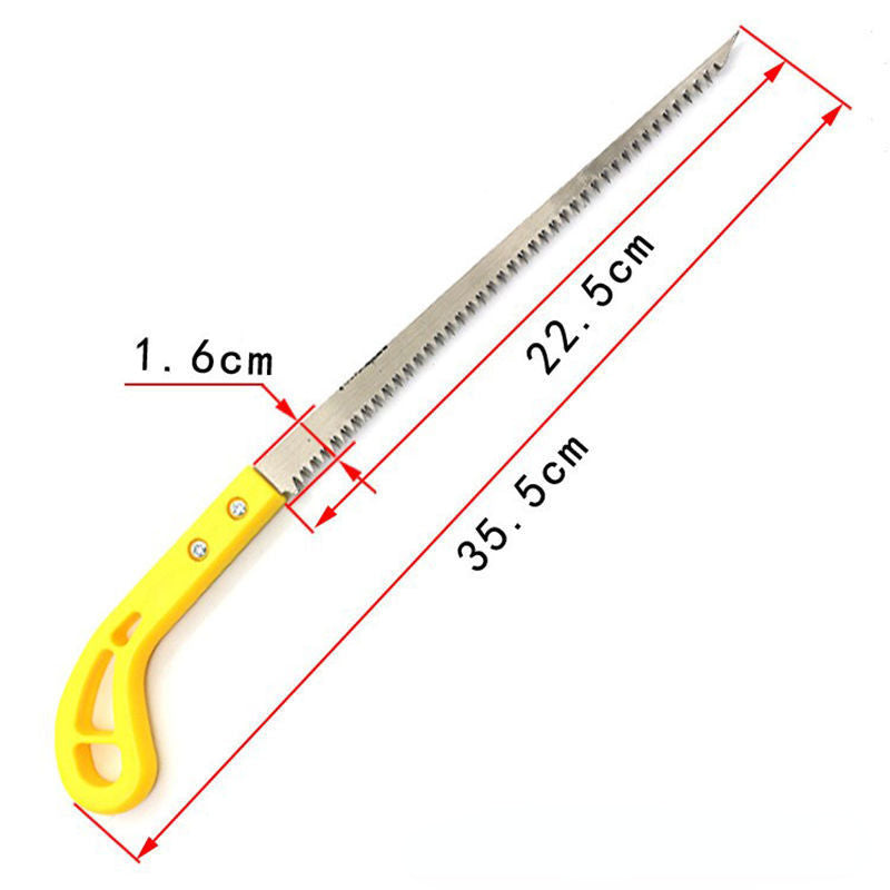 Scie à main ProCurve compacte – Lame courbée pour une coupe précise en extérieur et au jardin
