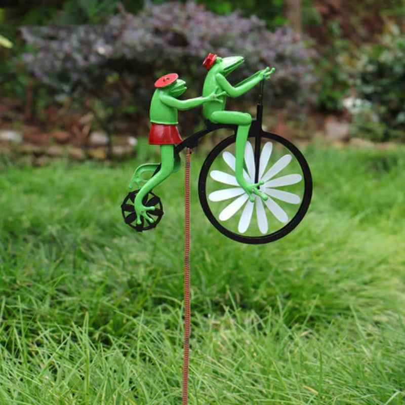 Moulin à vent animal Whirligig – Décoration extérieure légendaire avec mouvement