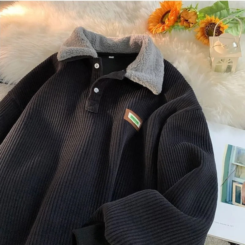 Hugo - Pull en fleece classique pour un confort hivernal ultime
