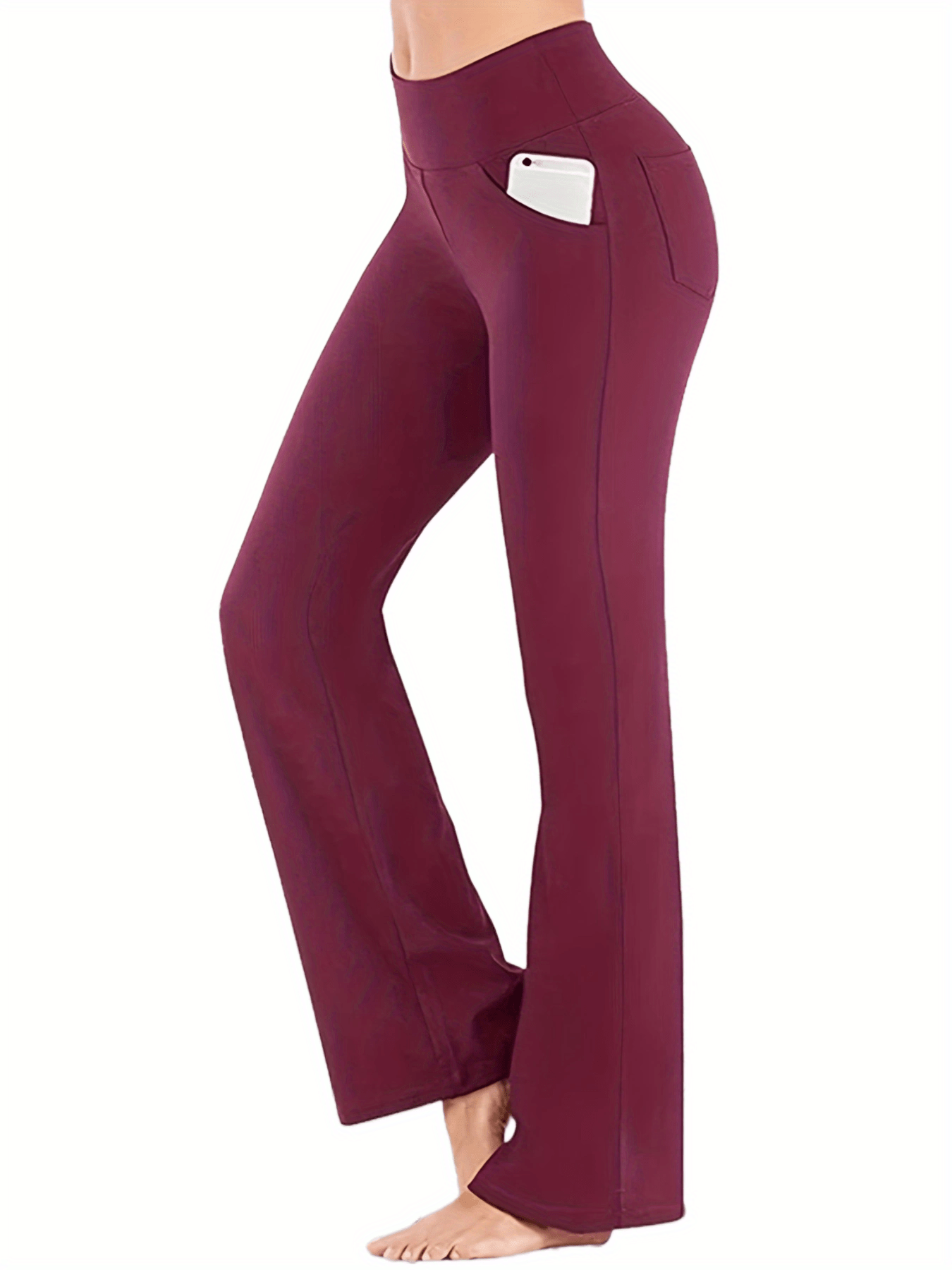 Anne - Pantalons de yoga à jambes larges avec poche pour femmes