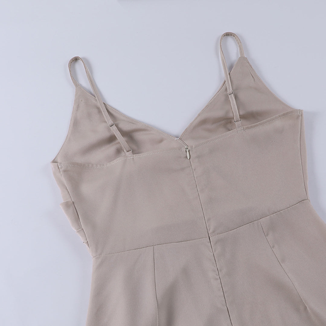 Robe en satin avec fente rouge sang - Robe de soirée luxueuse pour femmes